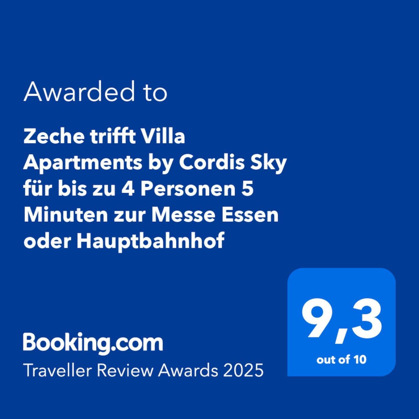 Zeche Trifft Villa Apartments By Cordis Sky Fuer Bis Zu 4 Personen 5 Minuten Zur Messe Essen Oder Hauptbahnhof Exterior photo